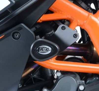 Tamponi Paratelaio Tipo Aero No Cut Sliders Telaio Ktm RC125 200 390 Colore Bianco 11842 Rg CP0377WH - ENDURRAD