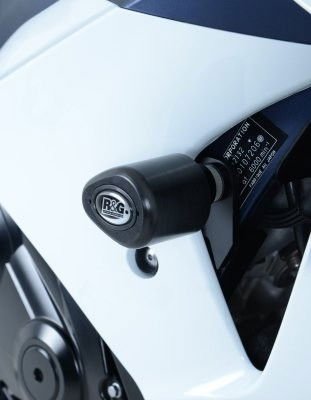 Tamponi Paratelaio Tipo Aero No Cut Sliders Telaio Suzuki Gsx R 1000 K9 Bianco 10645 Rg CP0363WH - ENDURRAD
