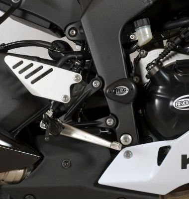 Tamponi Paratelaio Tipo Aero Pivot Forcellone Kawasaki ZX6R 13 Colore Bianco 7157 Rg CP0329WH - ENDURRAD