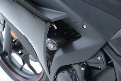 Tamponi paratelaio tipo Aero - Yamaha YZF - R25 '14 - '18 / R3 '15 - '18 (tipo racing) - ENDURRAD