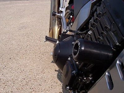 Tamponi Protezione Silenziatore Per Kawasaki Z1000 Fino A 06 5296 Rg ES0001BK - ENDURRAD
