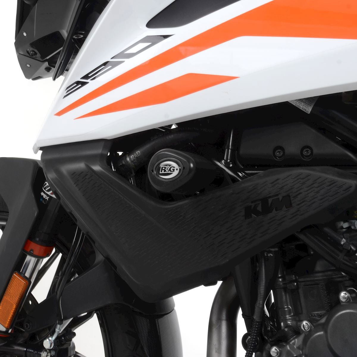Tamponi / protezioni telaio tipo Aero, KTM 390 Adventure '20-