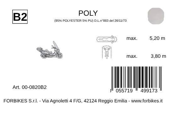 Telo coprimoto outdoor "Made in Italy" - | 00 - 0820B2 - r30491 - ENDURRAD