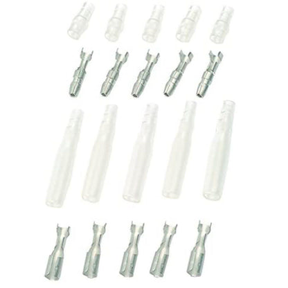 Terminali capicorda tondi CA/CB104, set di 5