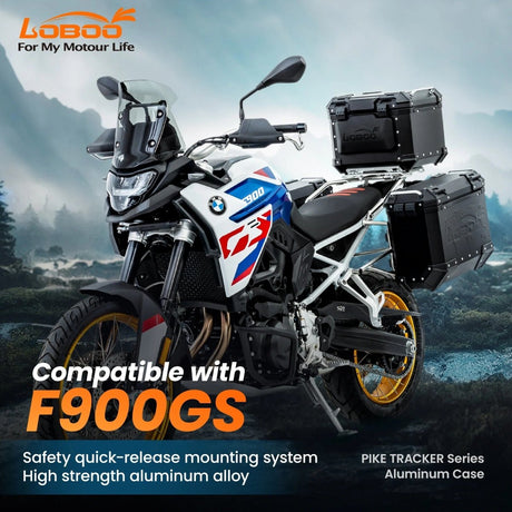 Valigie alluminio BMW F900 GS - LOBOO PIKE TRACKER - Endurrad.com