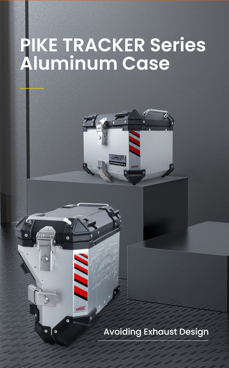 Aluminum PIKE TRACKER suitcases