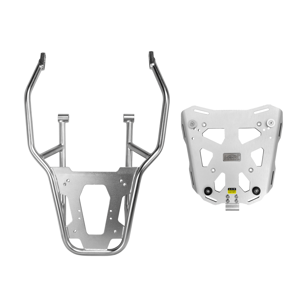 Portapacchi posteriore rinforzato LOBOO JP131WB con piastra di appoggio per top case, per BMW R 1300 GS