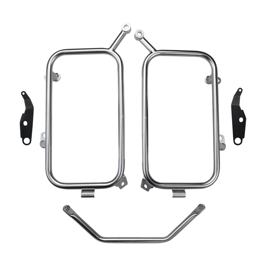 Telaio portaborse laterale LOBOO JP131B in acciaio inox per BMW R 1300 GS, con staffe di fissaggio