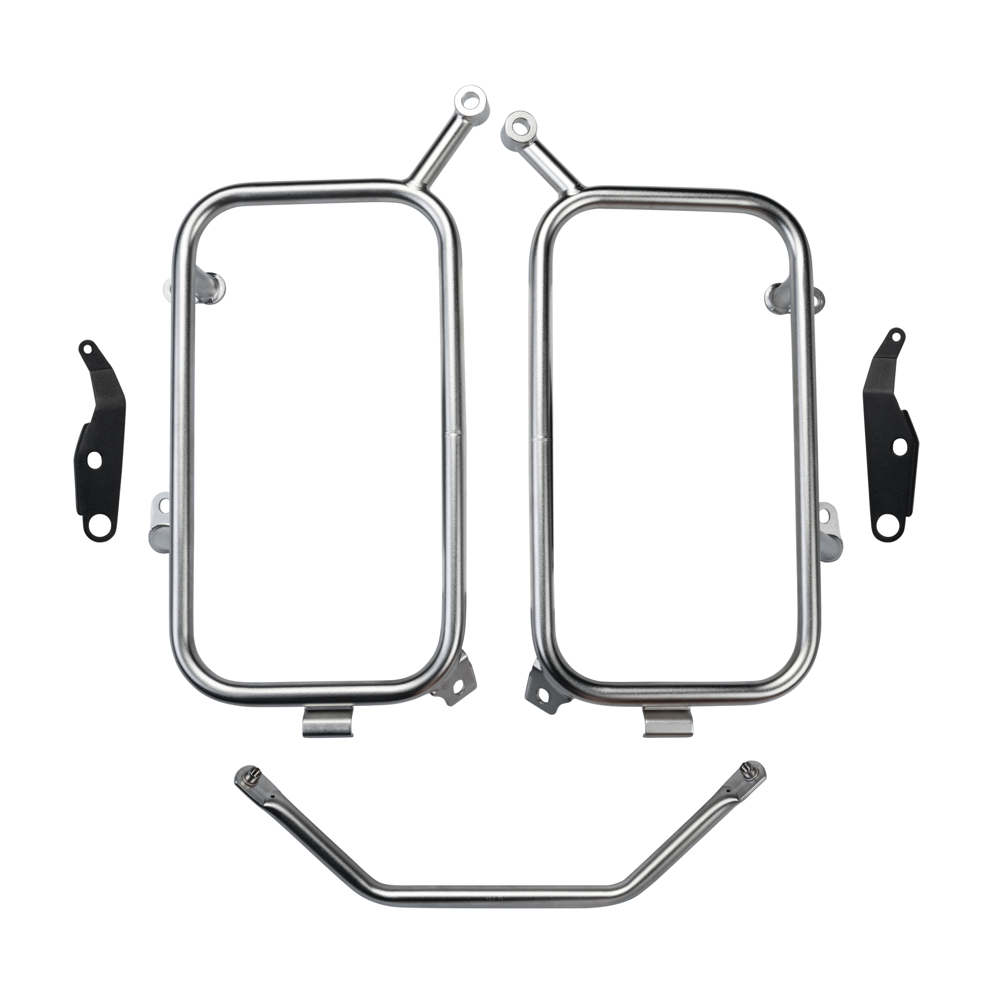 Telaio portaborse laterale LOBOO JP131B in acciaio inox per BMW R 1300 GS, con staffe di fissaggio