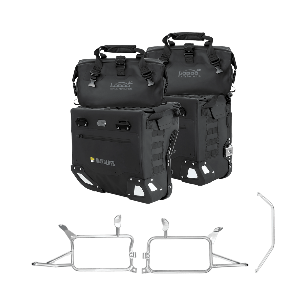Valigie laterali BMW F750/850 GS - LOBOO PIKE TRACKER - Endurrad.com