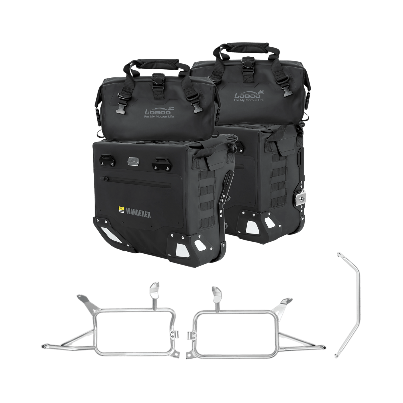 Valigie laterali BMW F750/850 GS - LOBOO PIKE TRACKER - Endurrad.com