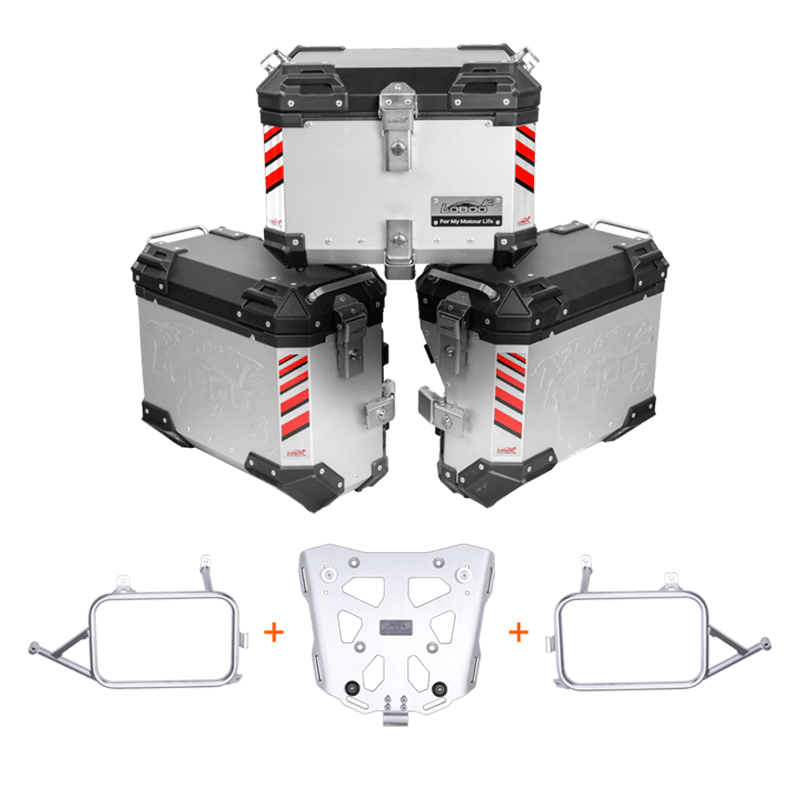 Valigie laterali CFMOTO 450MT - LOBOO PIKE TRACKER - Endurrad.com