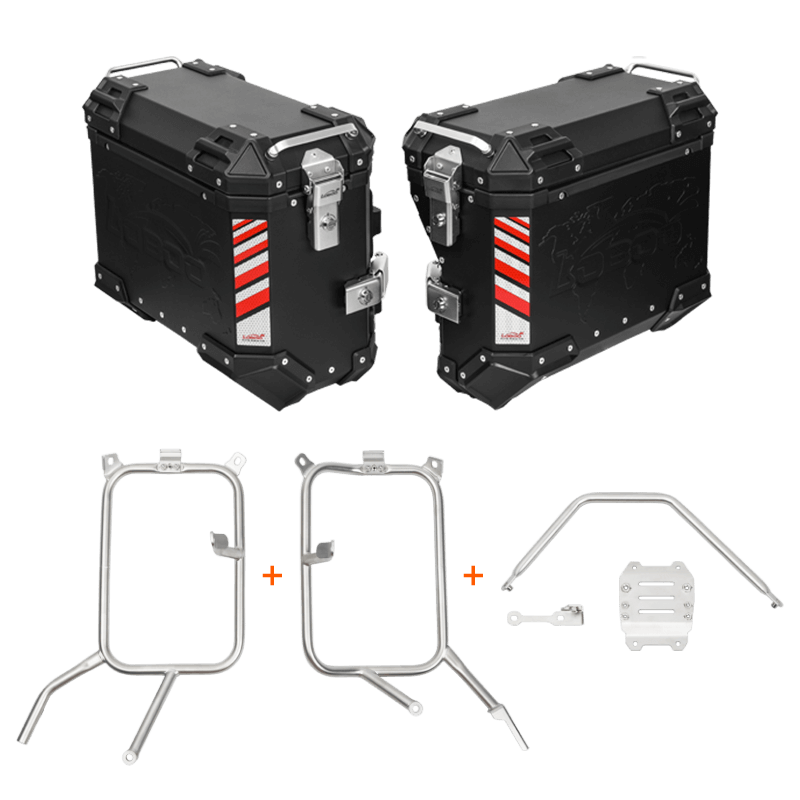 Valigie laterali Ducati Multistrada V4S (2022 - >) - LOBOO PIKE TRACKER - Endurrad.com