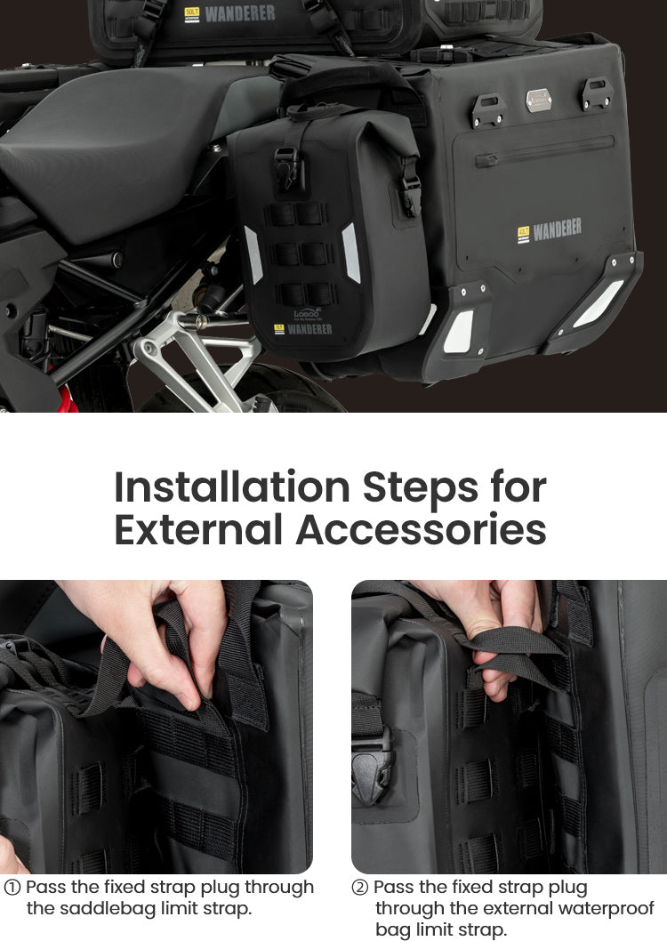 Come si agganciano gli accessori esterni