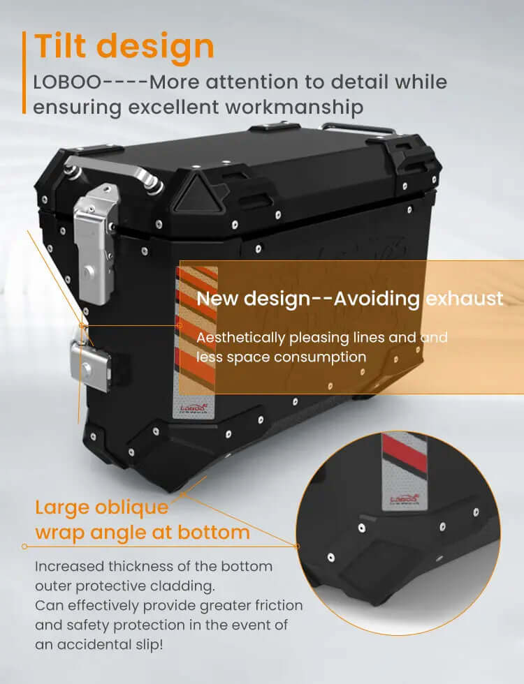 Valigie Laterali Moto LOBOO PIKE TRACKER - Endurrad.com
