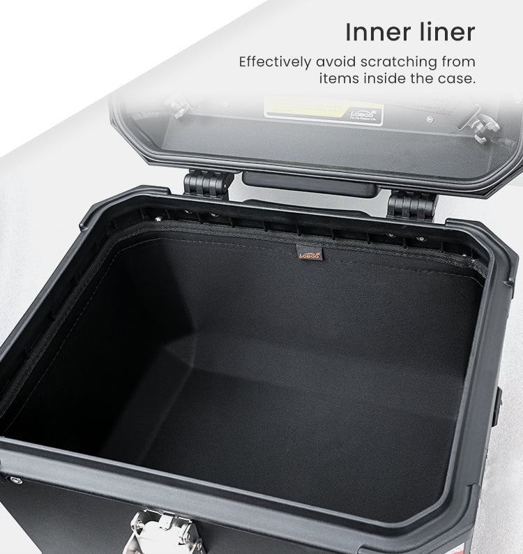 The inside is not bare aluminum