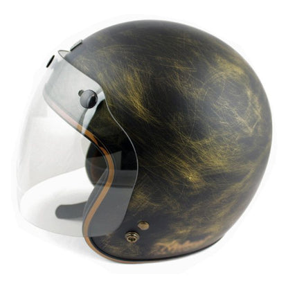 Visiera antigraffio tre bottoni (interasse regolabile) per casco JET - bottoni inclusi - ENDURRAD