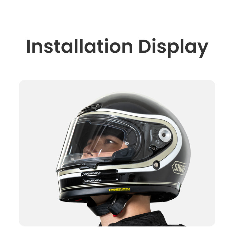Come si vede a casco montato