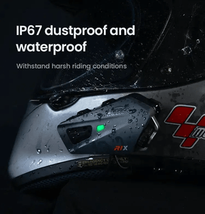 Vivavoce Casco Moto LOBOO R1X – Bluetooth 5.3 - Endurrad.com
