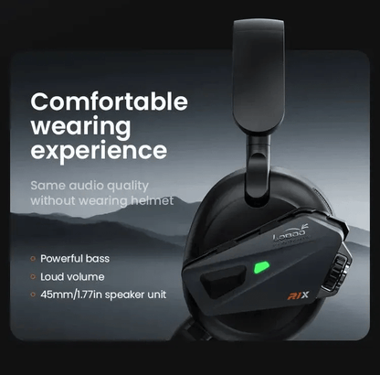 Vivavoce Casco Moto LOBOO R1X – Bluetooth 5.3 - Endurrad.com