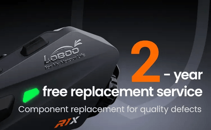 Vivavoce Casco Moto LOBOO R1X – Bluetooth 5.3 - Endurrad.com