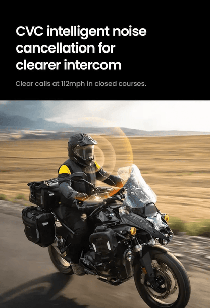 Vivavoce Casco Moto LOBOO R1X – Bluetooth 5.3 - Endurrad.com