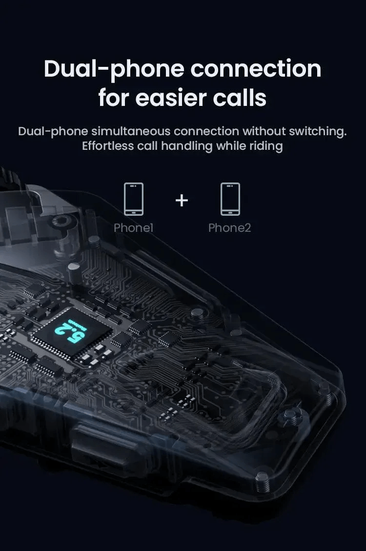 Vivavoce Casco Moto LOBOO R1X – Bluetooth 5.3 - Endurrad.com