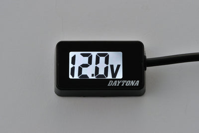 Daytona Compact Voltmeter 7.5 - 18 V - Professional Quality